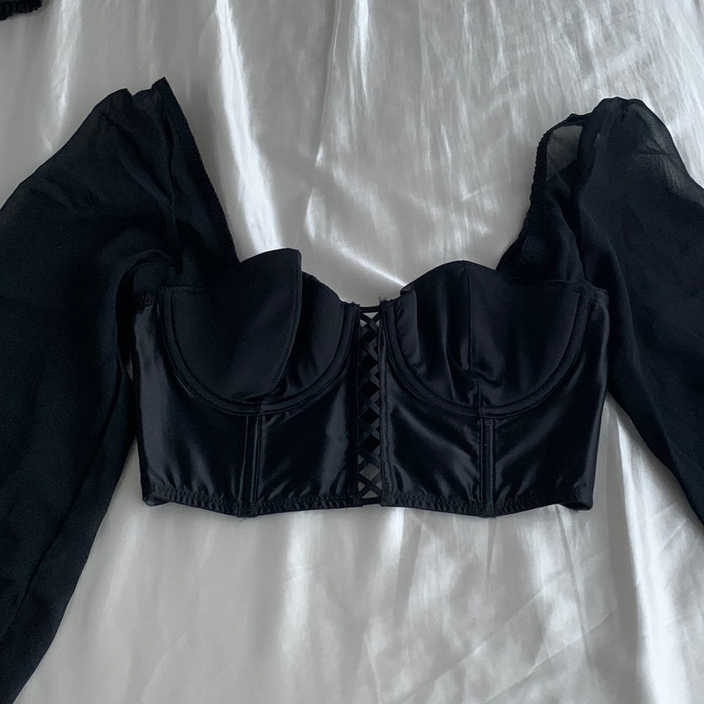 Inner Secrets black bustier top
